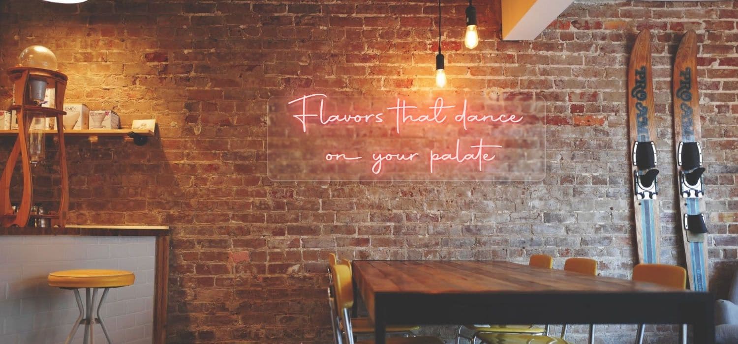 Flavor That Dance on Your Palate 1000mm x 300mm