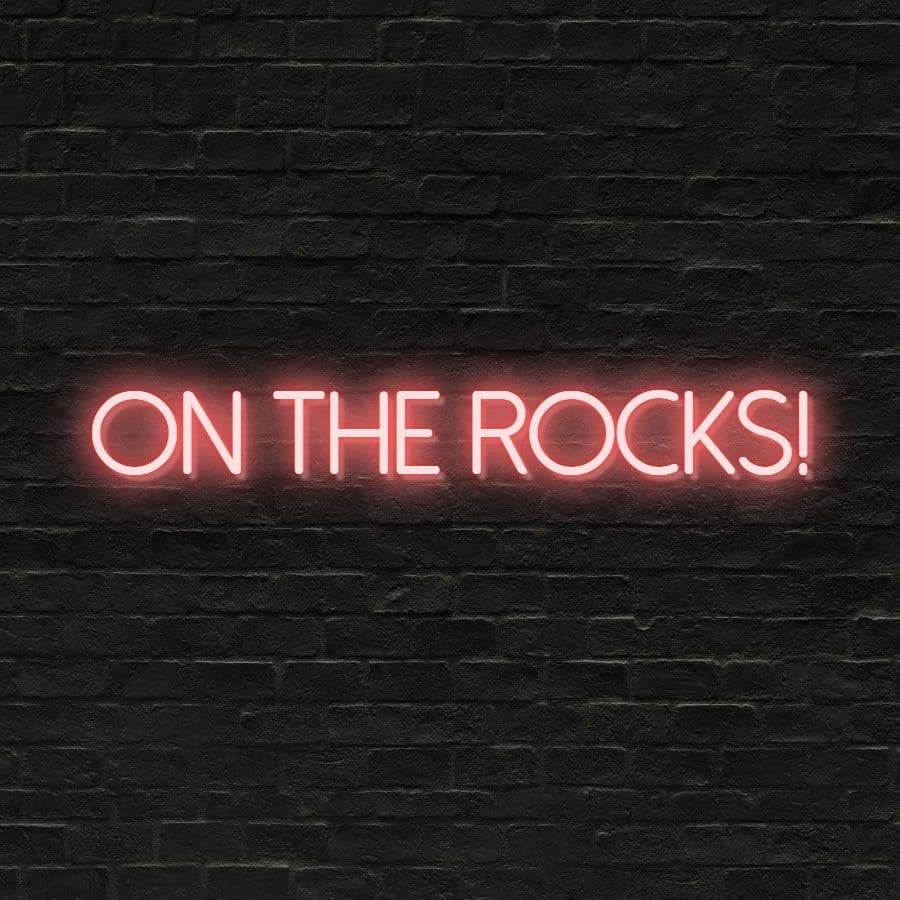 On the Rocks! 590mm x 220mm