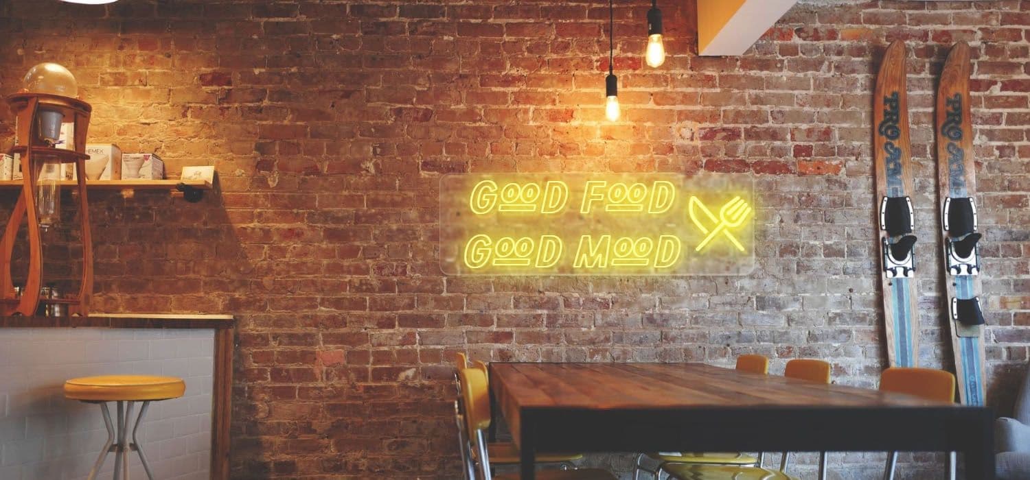 Good Food Good Mood 800mm x 270mm