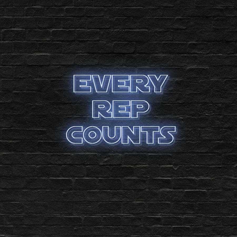 Every Rep Counts 620mm x 380mm