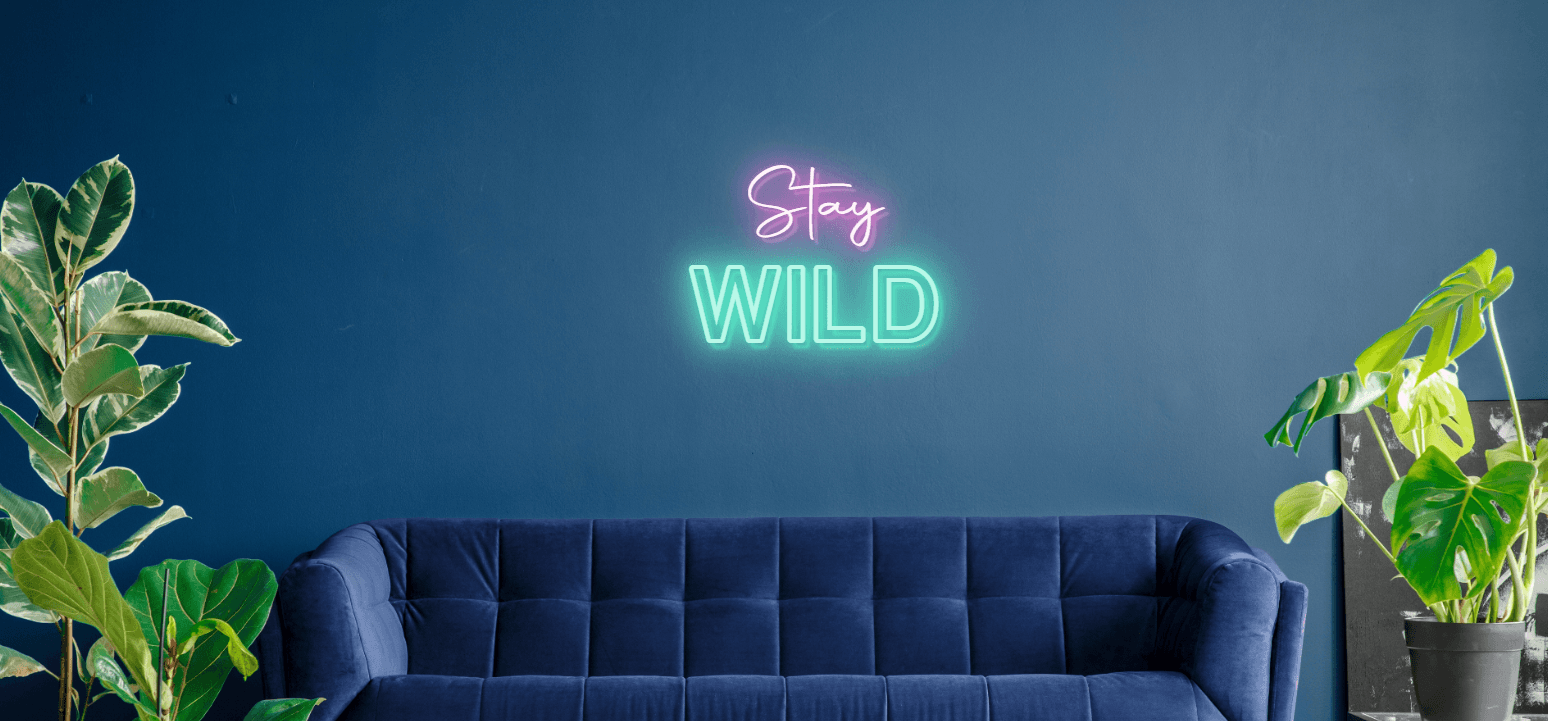 Stay Wild 780mm x 260mm