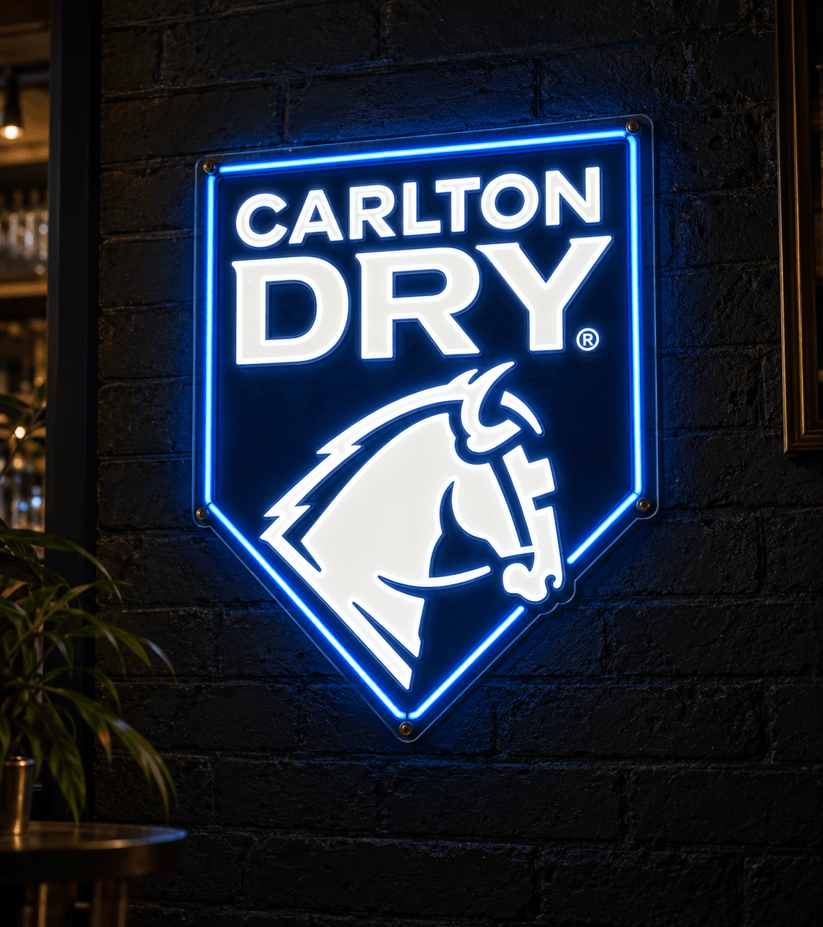 Carlton Dry LED neon sign (generated example)