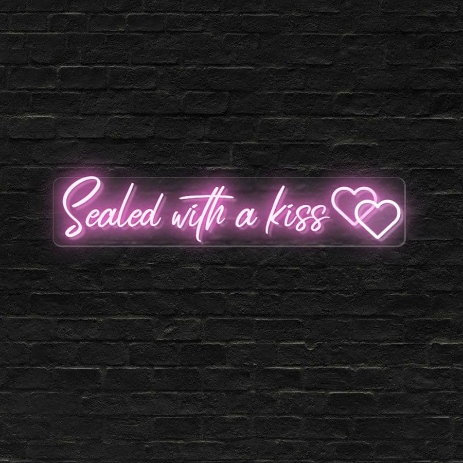 Sealed With A Kiss 1100mm x 220mm