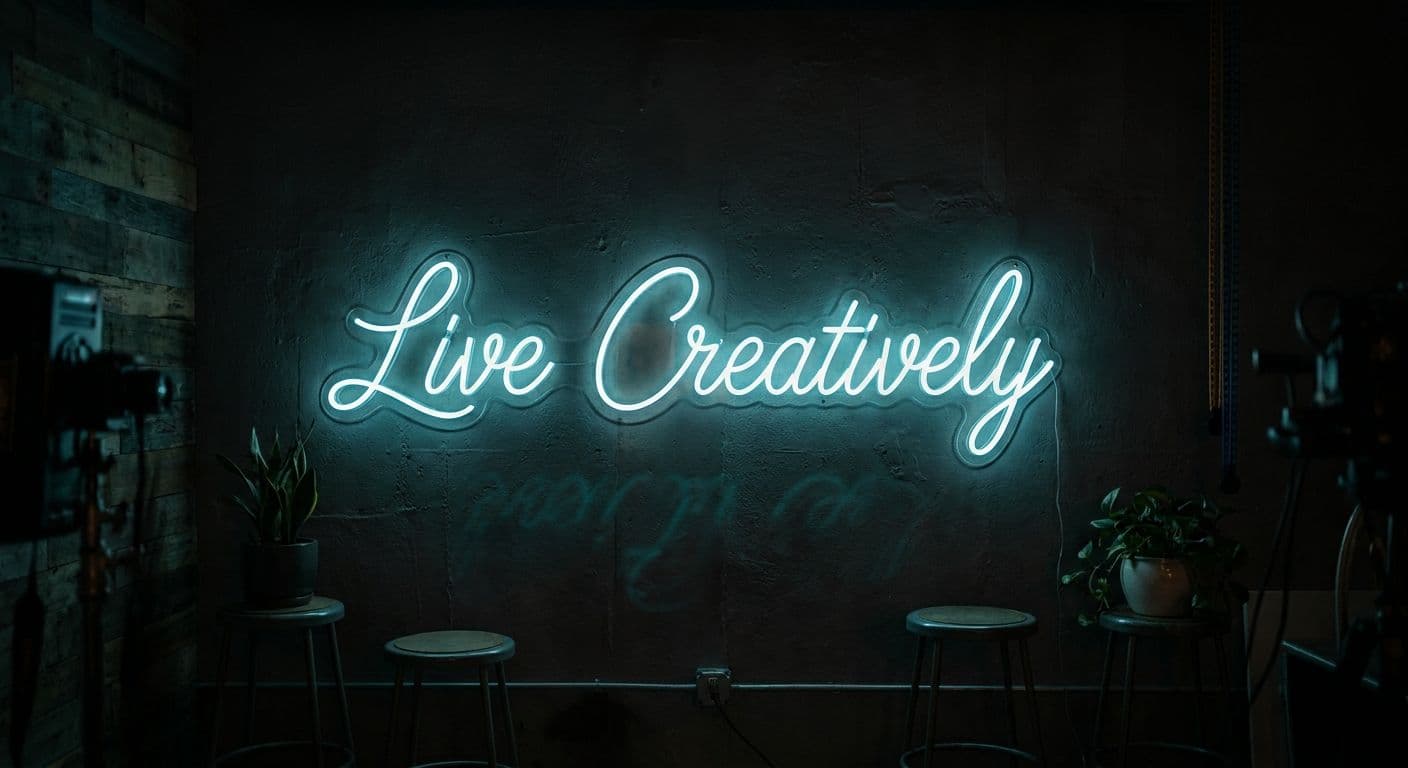 Live Creatively 780mm x 150mm