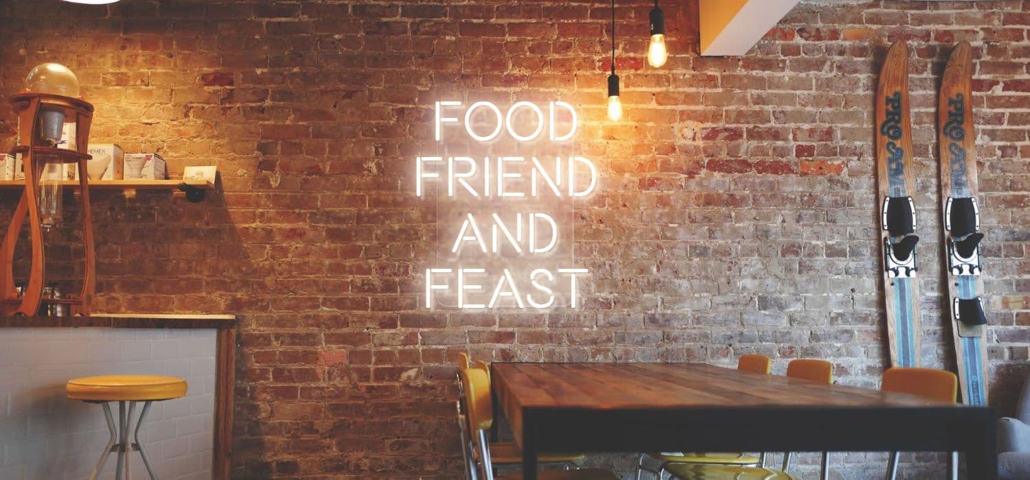 Food, Friend and Feast 350mm x 530mm
